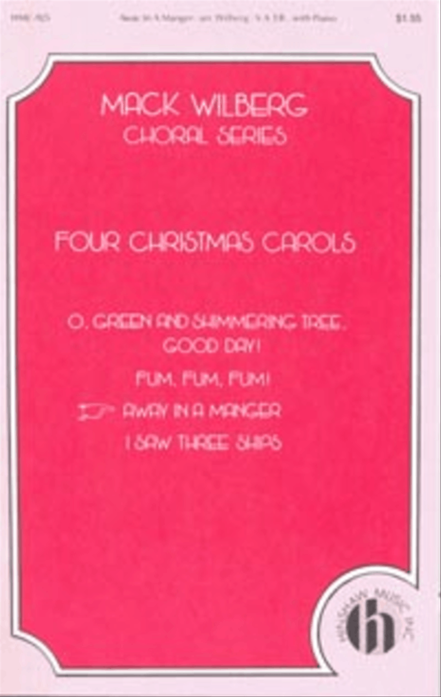 Away in a Manger 4-Part scores gallery preview page 1