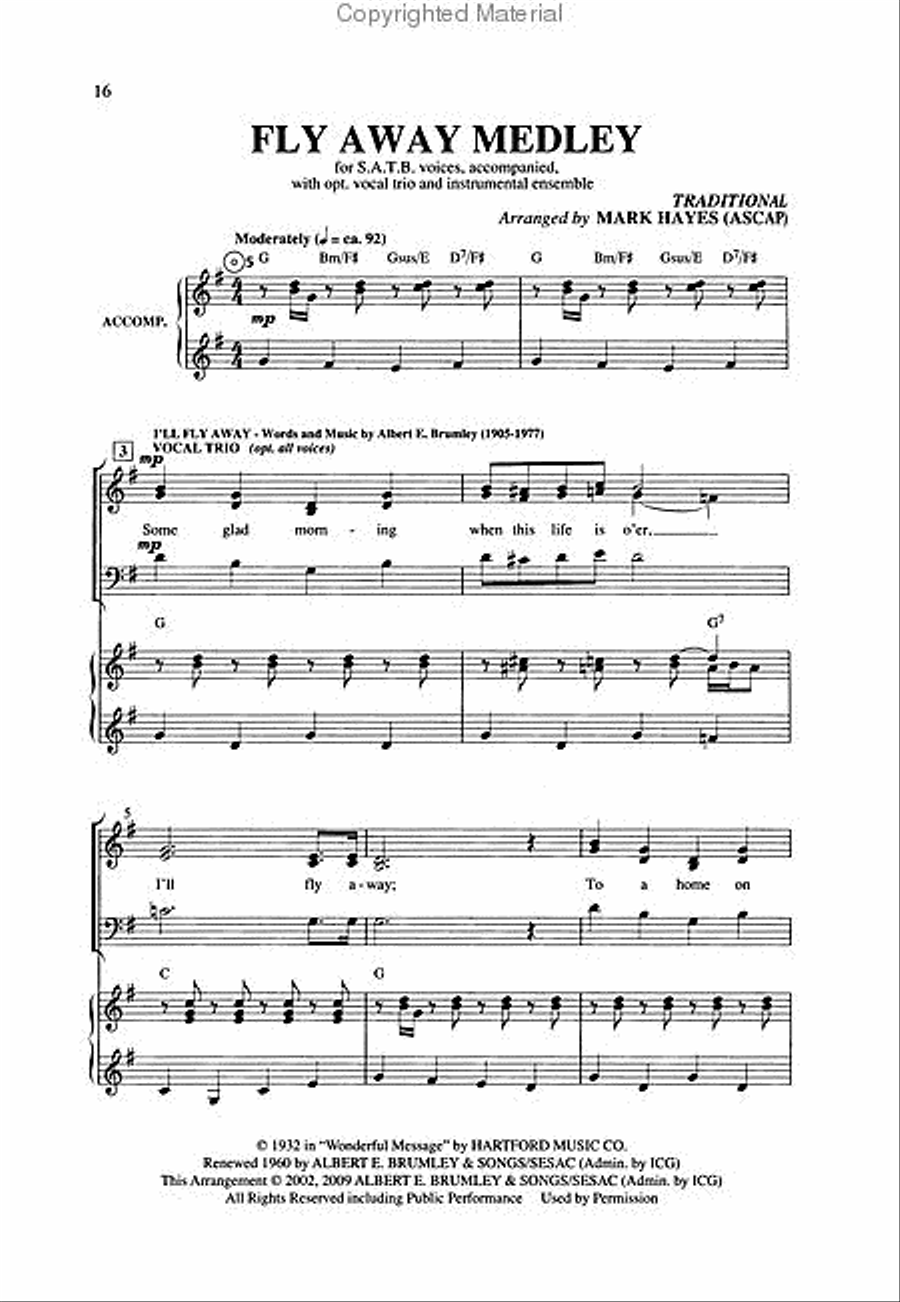 Mark Hayes' Sing Praise Project 4-Part scores gallery preview page 3