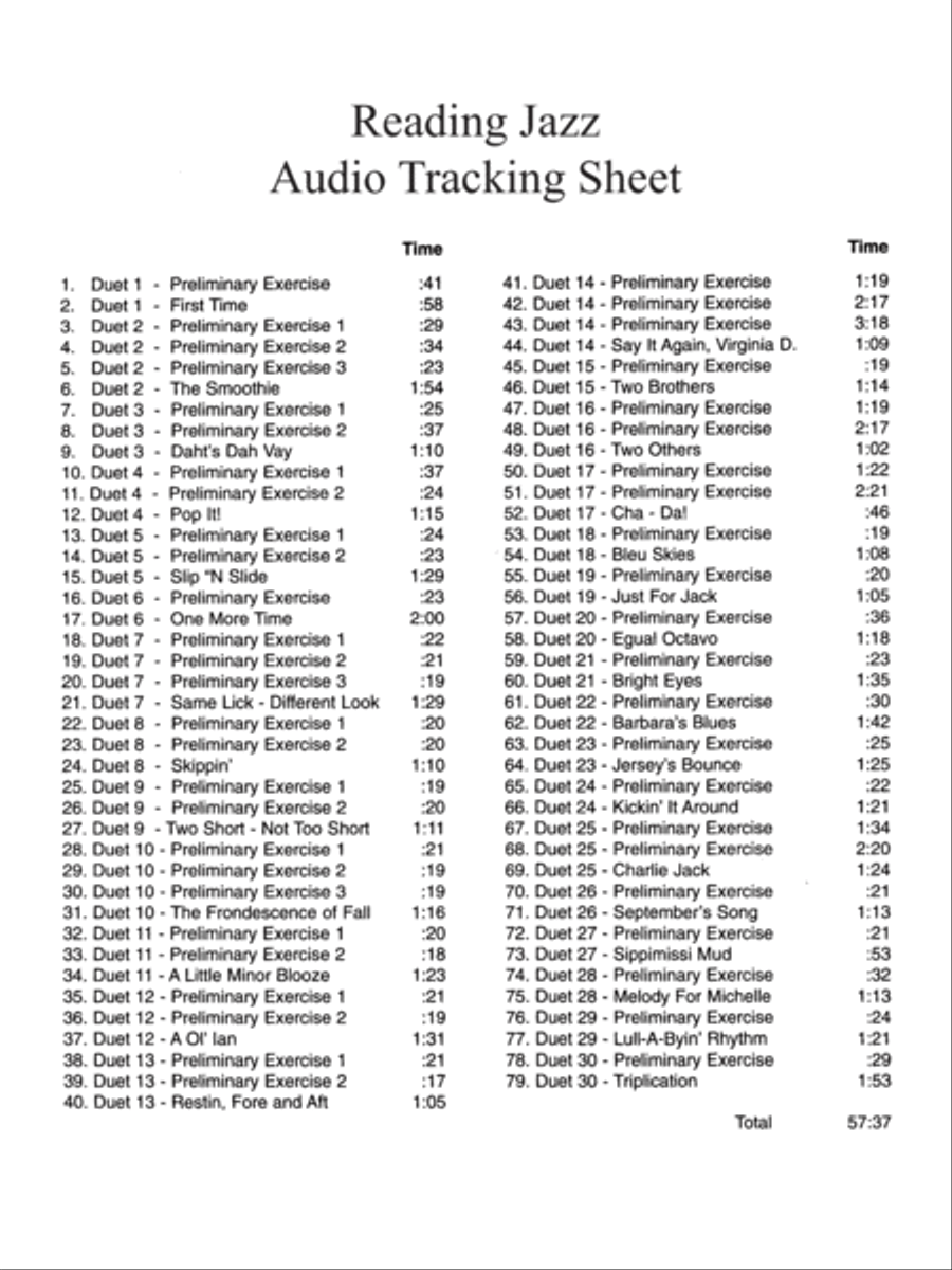 Reading Jazz Jazz Ensemble scores gallery preview page 2