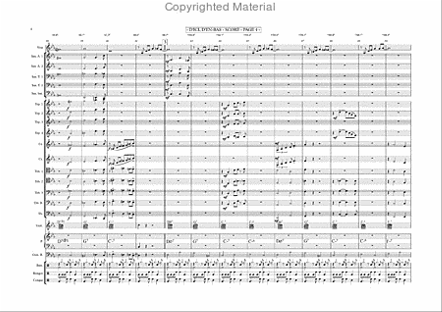 D'ici d'en bas Jazz Ensemble scores gallery preview page 15