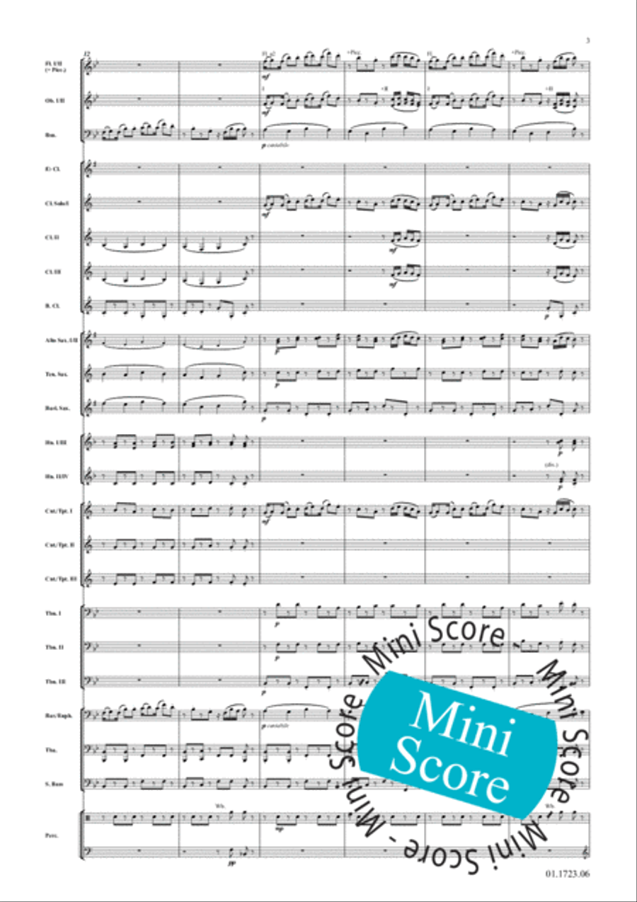 Cake-Walk Phantasy Concert Band scores gallery preview page 7