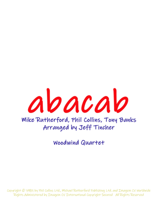 Book cover for Abacab