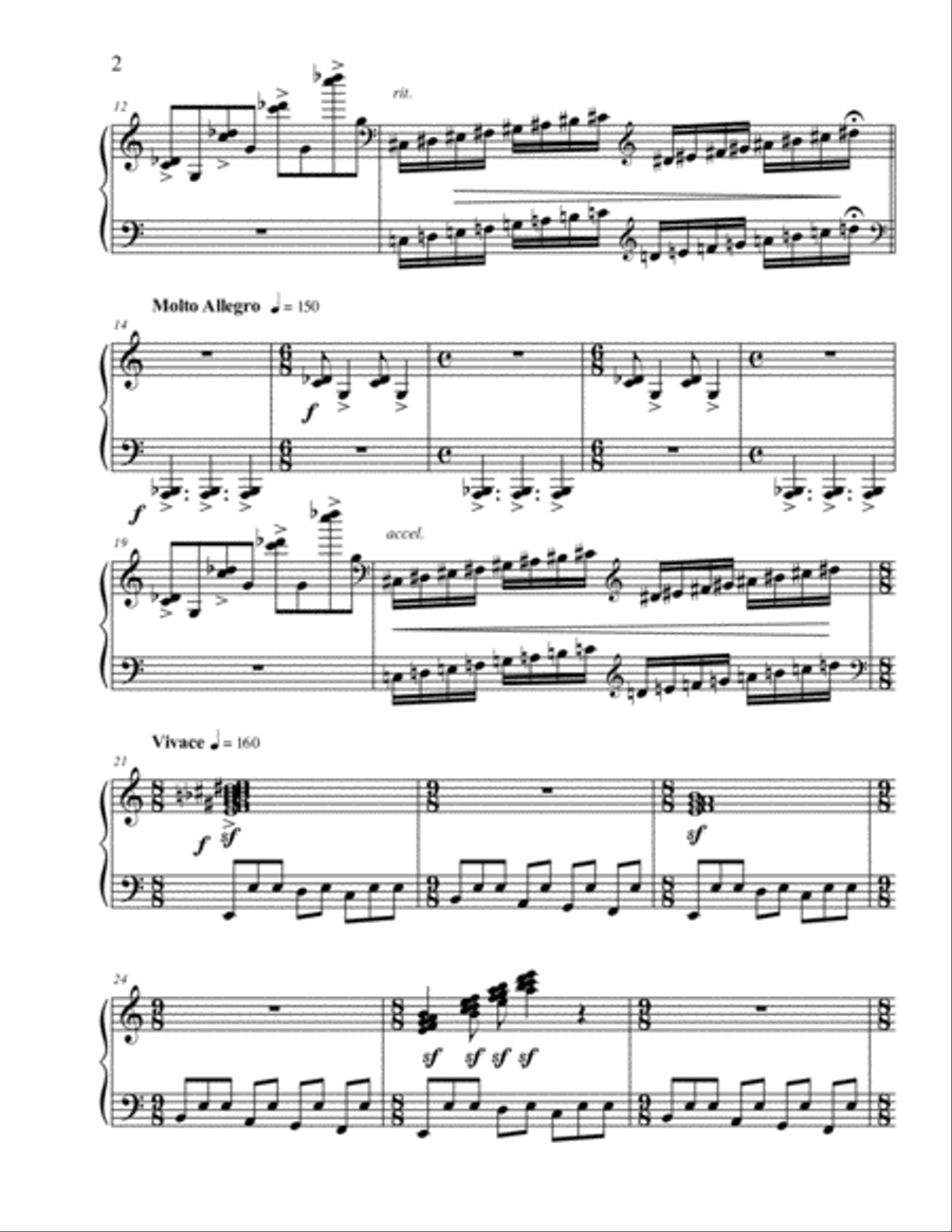 Prelude, for piano Prelude, for piano Piano Solo scores gallery preview page 2
