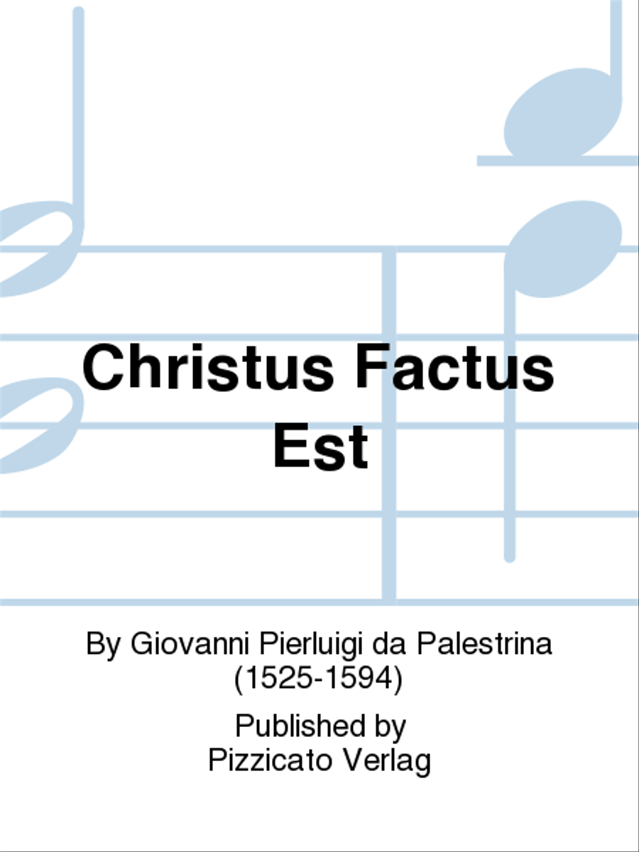 Christus Factus Est Christus Factus Est School and Community scores gallery preview page 1