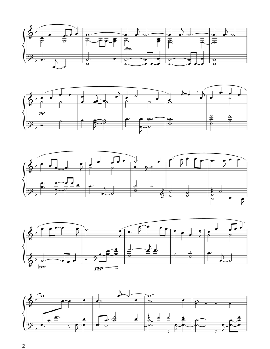Mary's Boy Child Piano Solo scores gallery preview page 2