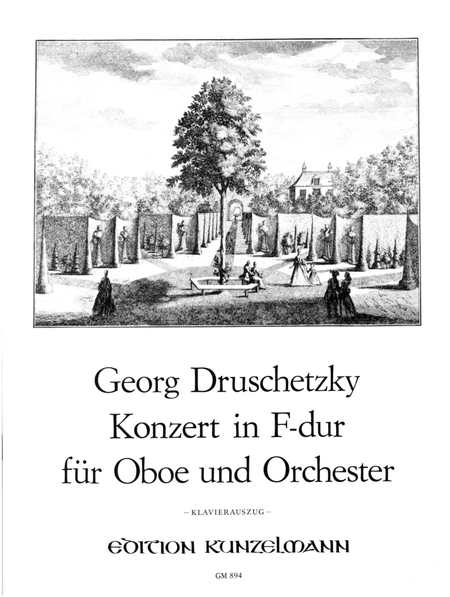 Concerto for oboe in F major by Alexander Weinmann Piano - Sheet Music
