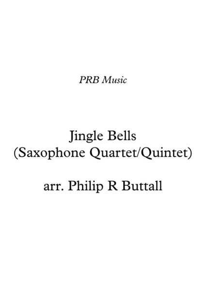 Jingle Bells (Saxophone Quartet / Quintet) - Score image number null