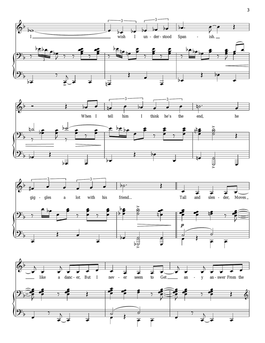 The Boy From... Voice scores gallery preview page 3