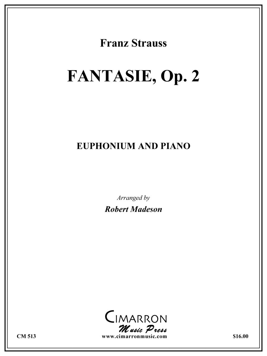 Fantasie, Op. 2 Fantasie, Op. 2 Euphonium scores gallery preview page 1