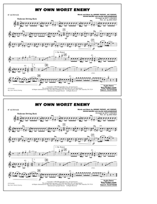Book cover for My Own Worst Enemy (arr. Matt Conaway) - Eb Alto Sax