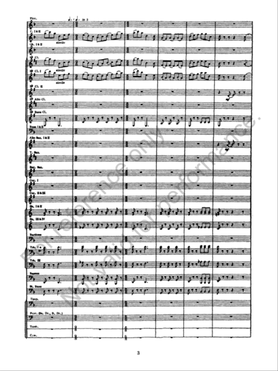 Incidental Suite Concert Band scores gallery preview page 4