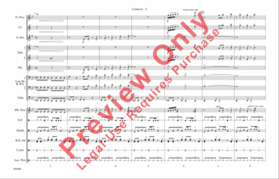 Shorties #18 Marching Band scores gallery preview page 9
