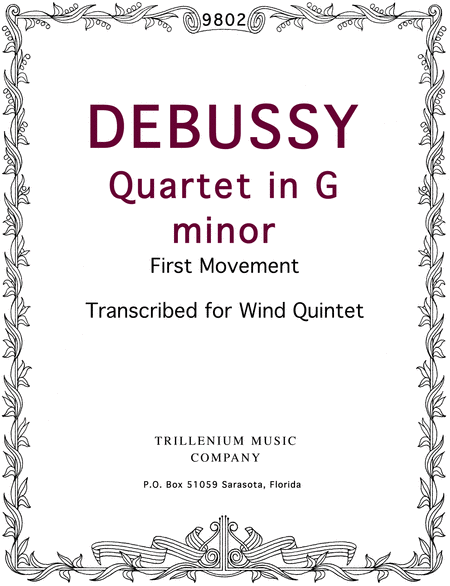 Debussy Quartet in G Minor