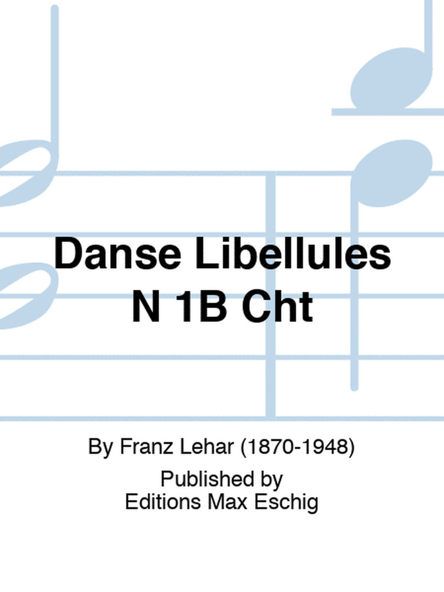 Danse Libellules N 1B Cht