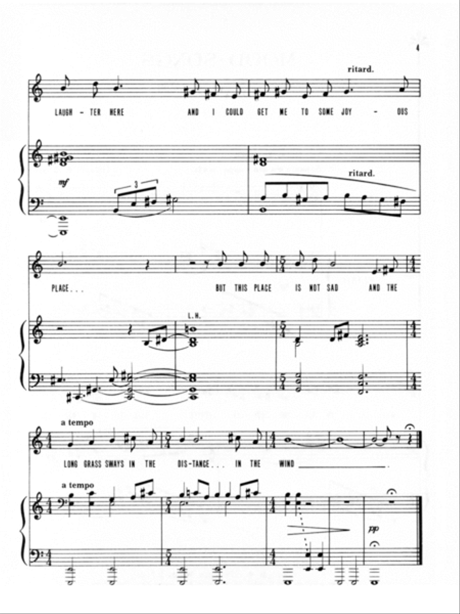 Mood Songs Piano, Vocal, Guitar scores gallery preview page 6
