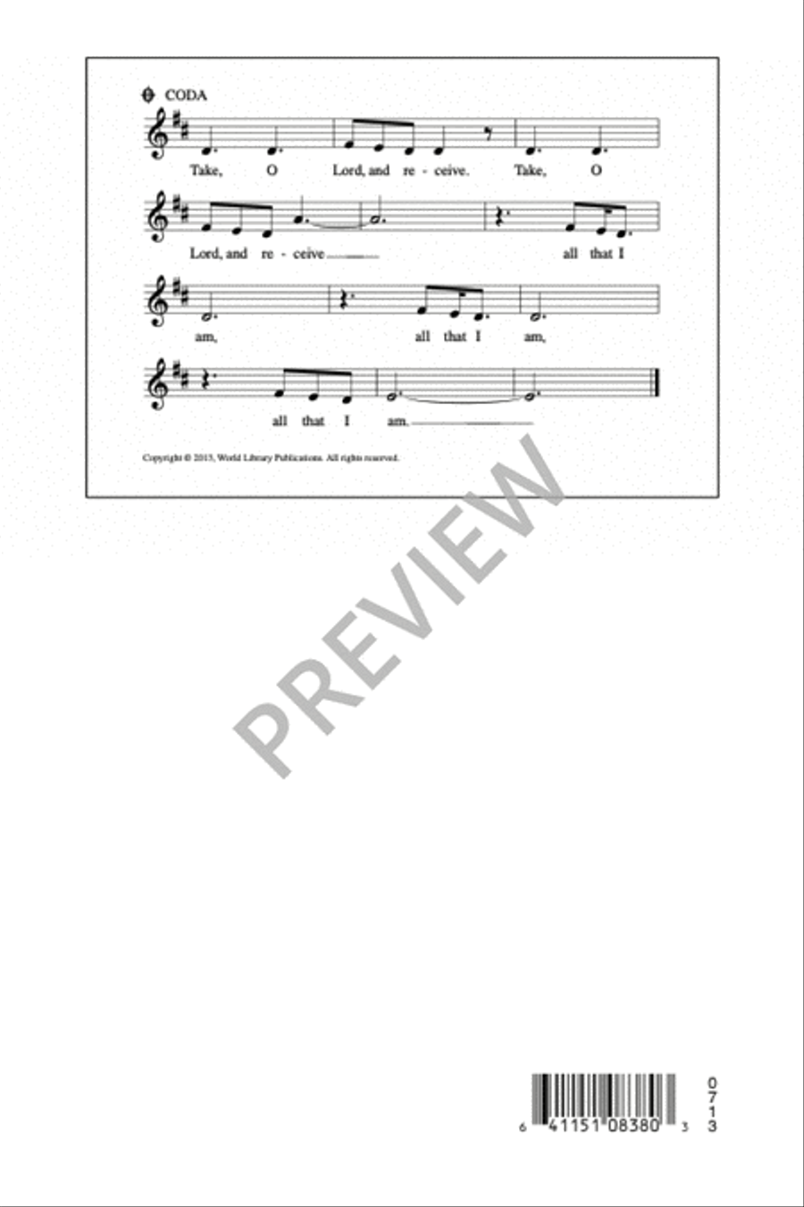 Take, O Lord, and Receive 3-Part scores gallery preview page 8