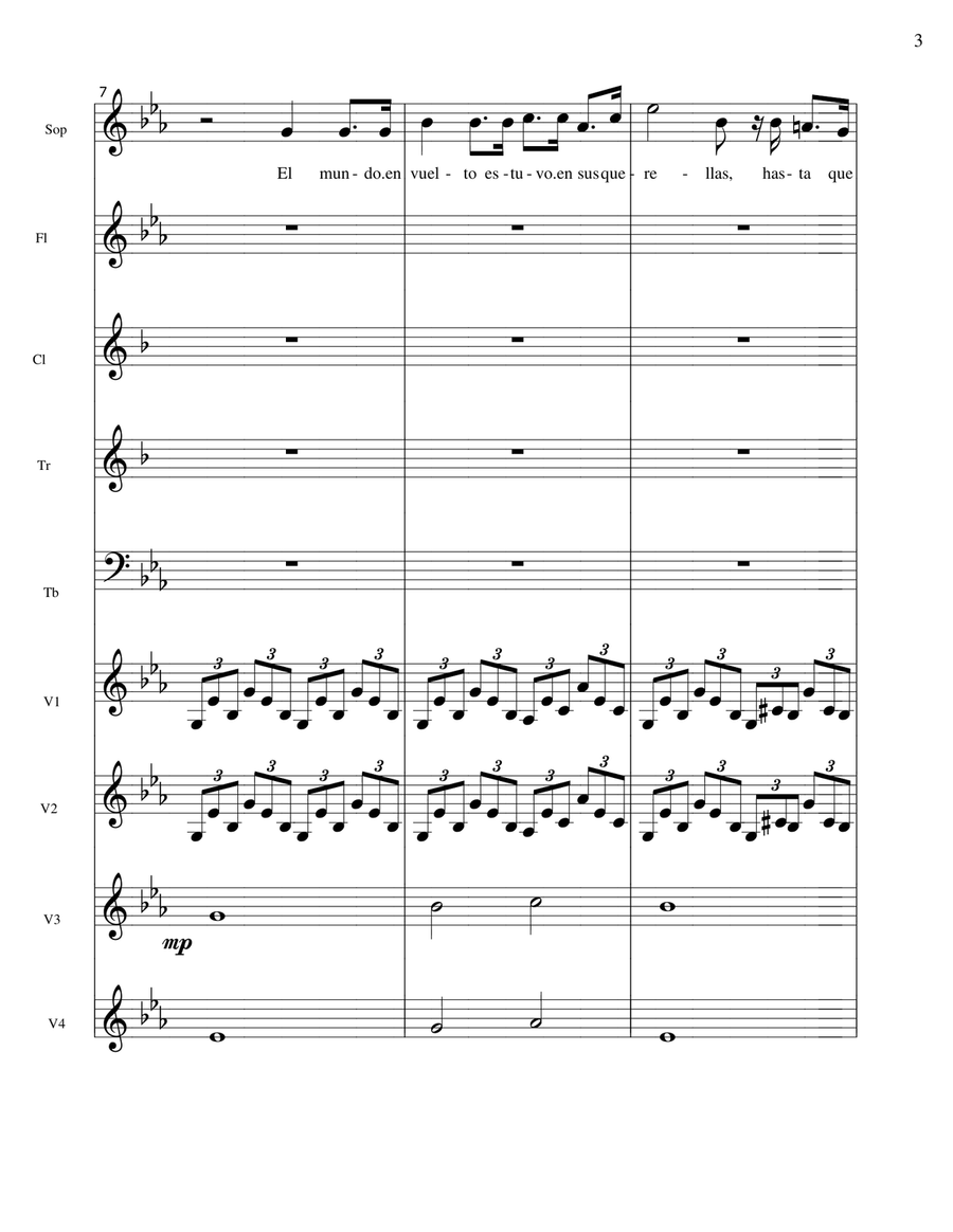 Santa la Noche - solista con orquesta Large Ensemble scores gallery preview page 4
