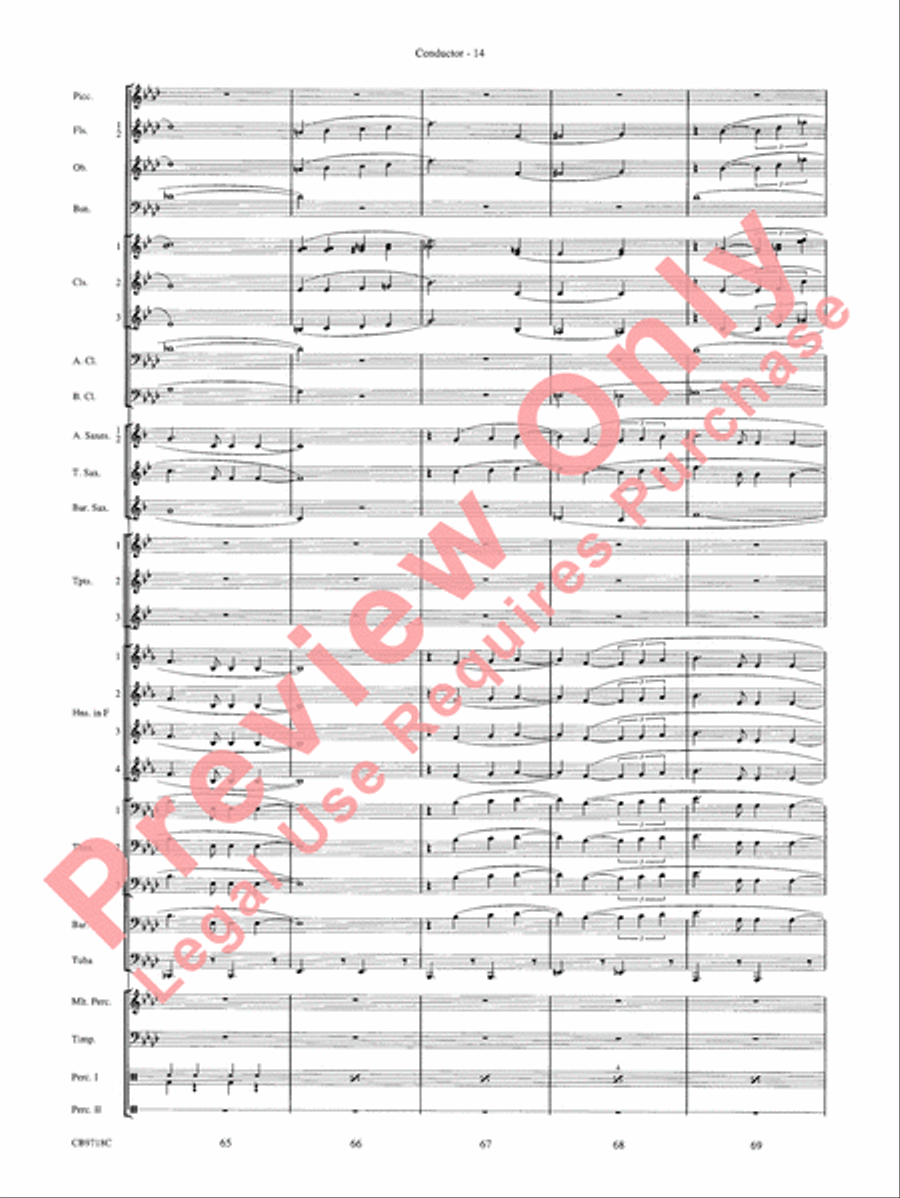 Gershwin! (Medley) Gershwin! (Medley) Concert Band scores gallery preview page 17