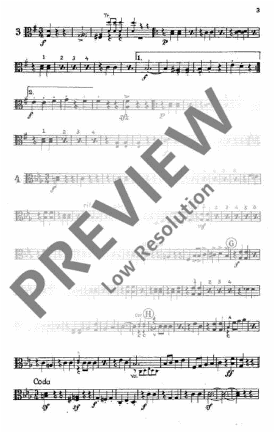 Rosen aus dem Süden Oboe scores gallery preview page 4