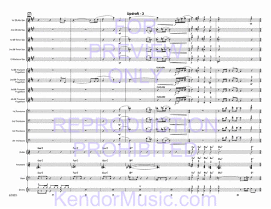 Updraft Updraft Jazz Ensemble scores gallery preview page 4