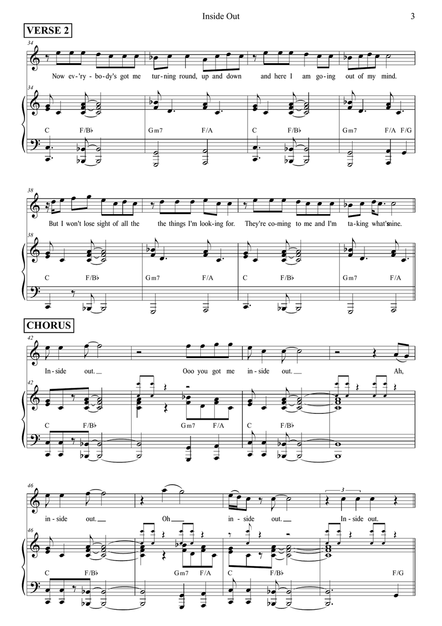 Inside Out Inside Out Tenor Voice scores gallery preview page 3