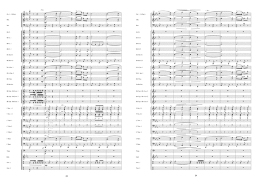 Panache ! Panache ! Concert Band scores gallery preview page 13