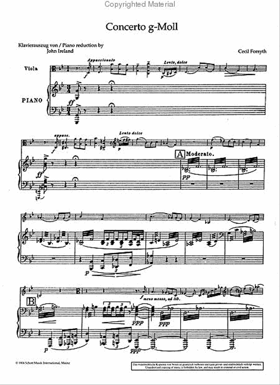 Concerto G Minor Concerto G Minor Viola scores gallery preview page 2