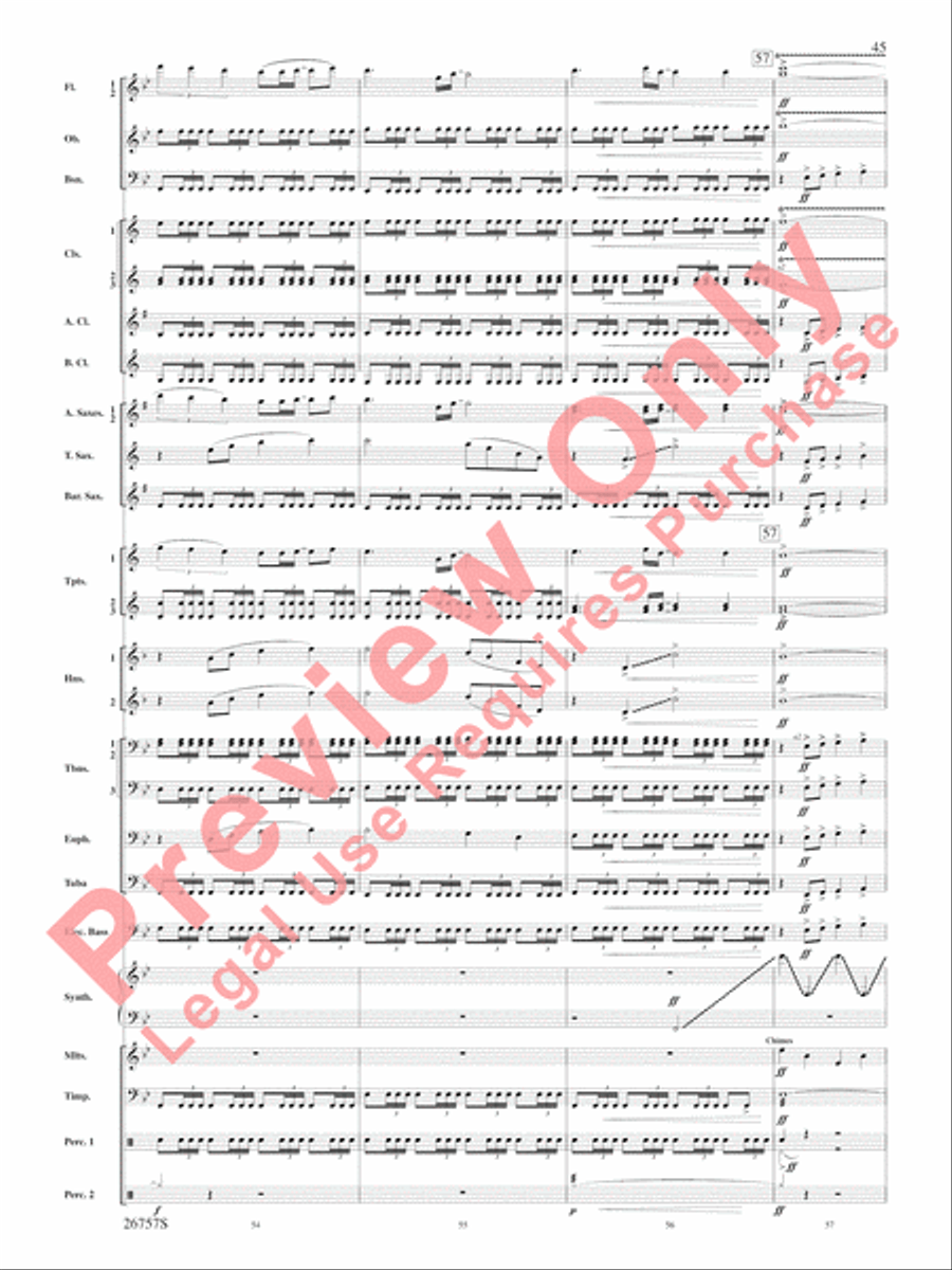 Video Games Live -- Part 1 Concert Band scores gallery preview page 46