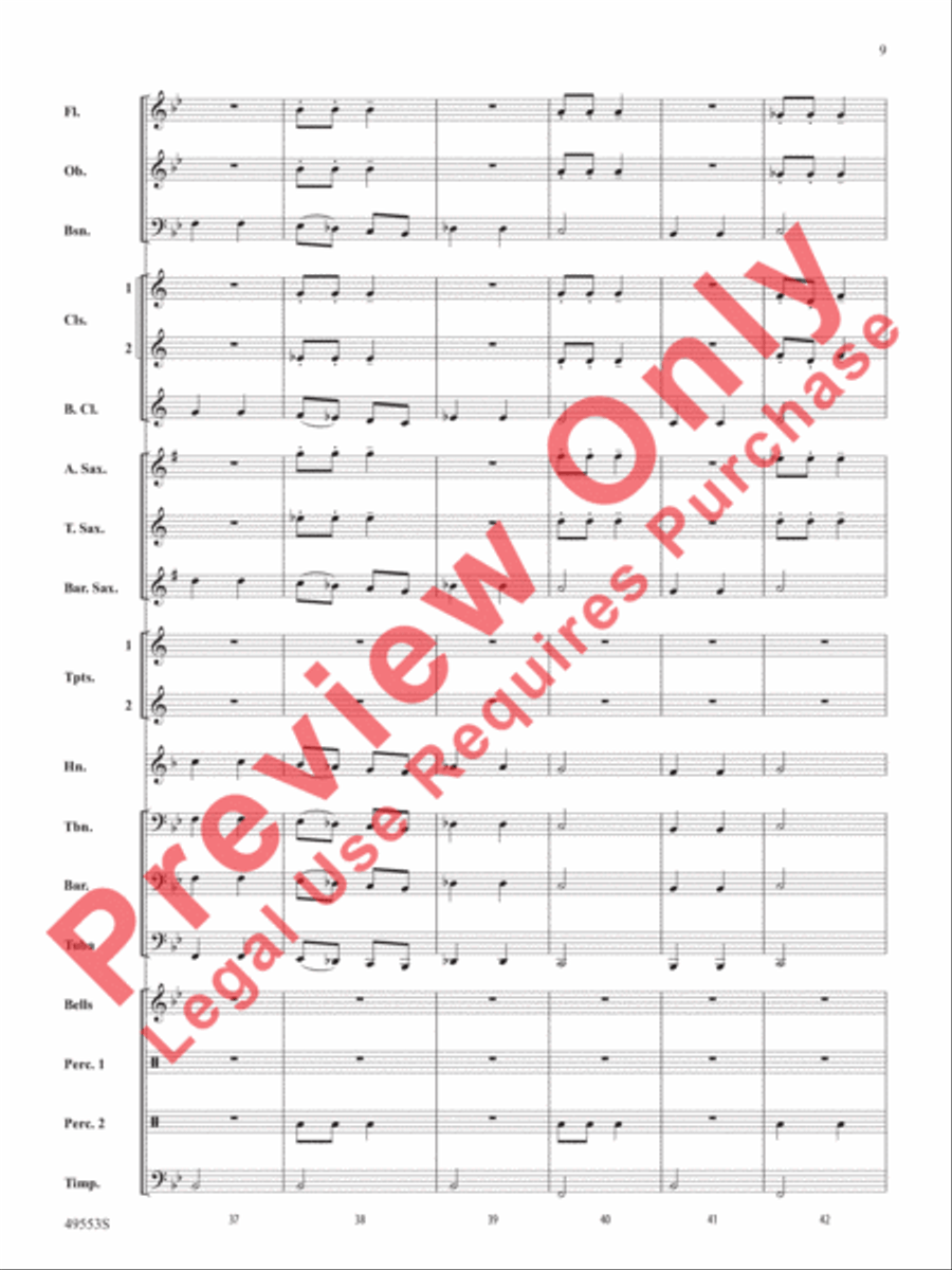 Hanukkah Dances Hanukkah Dances Concert Band scores gallery preview page 10