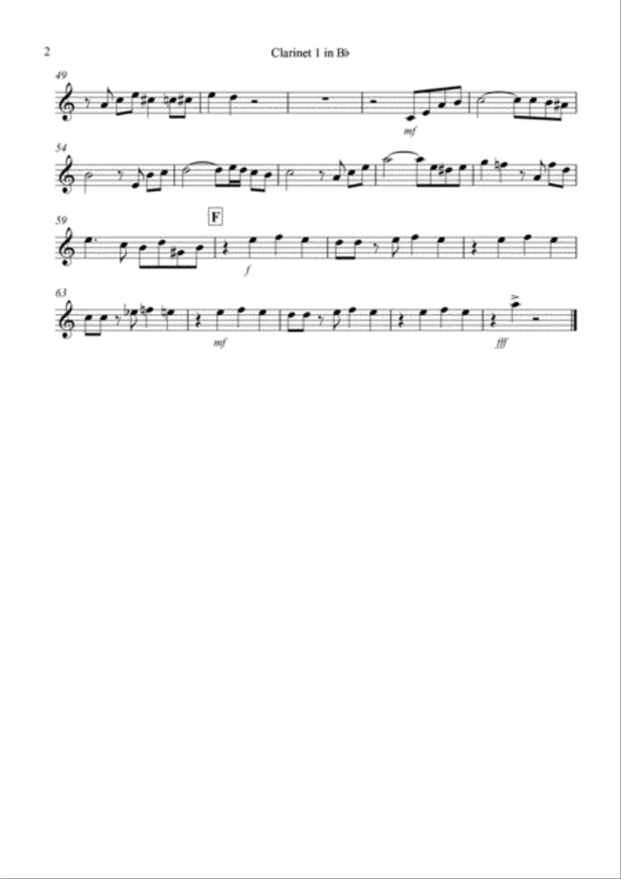 Tasty Tango for Clarinet Quartet Clarinet Quartet scores gallery preview page 6