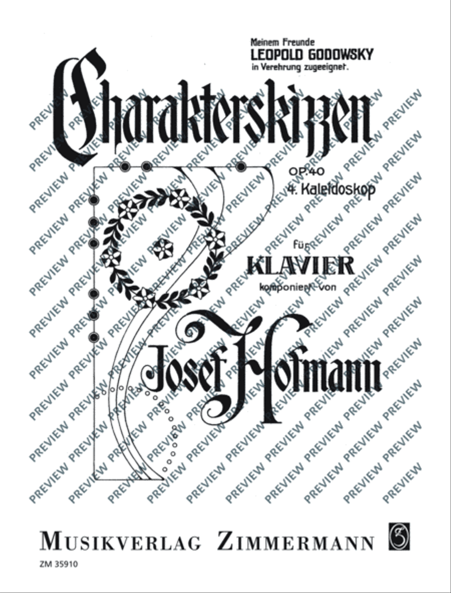 Charakterskizzen Piano Solo scores gallery preview page 2