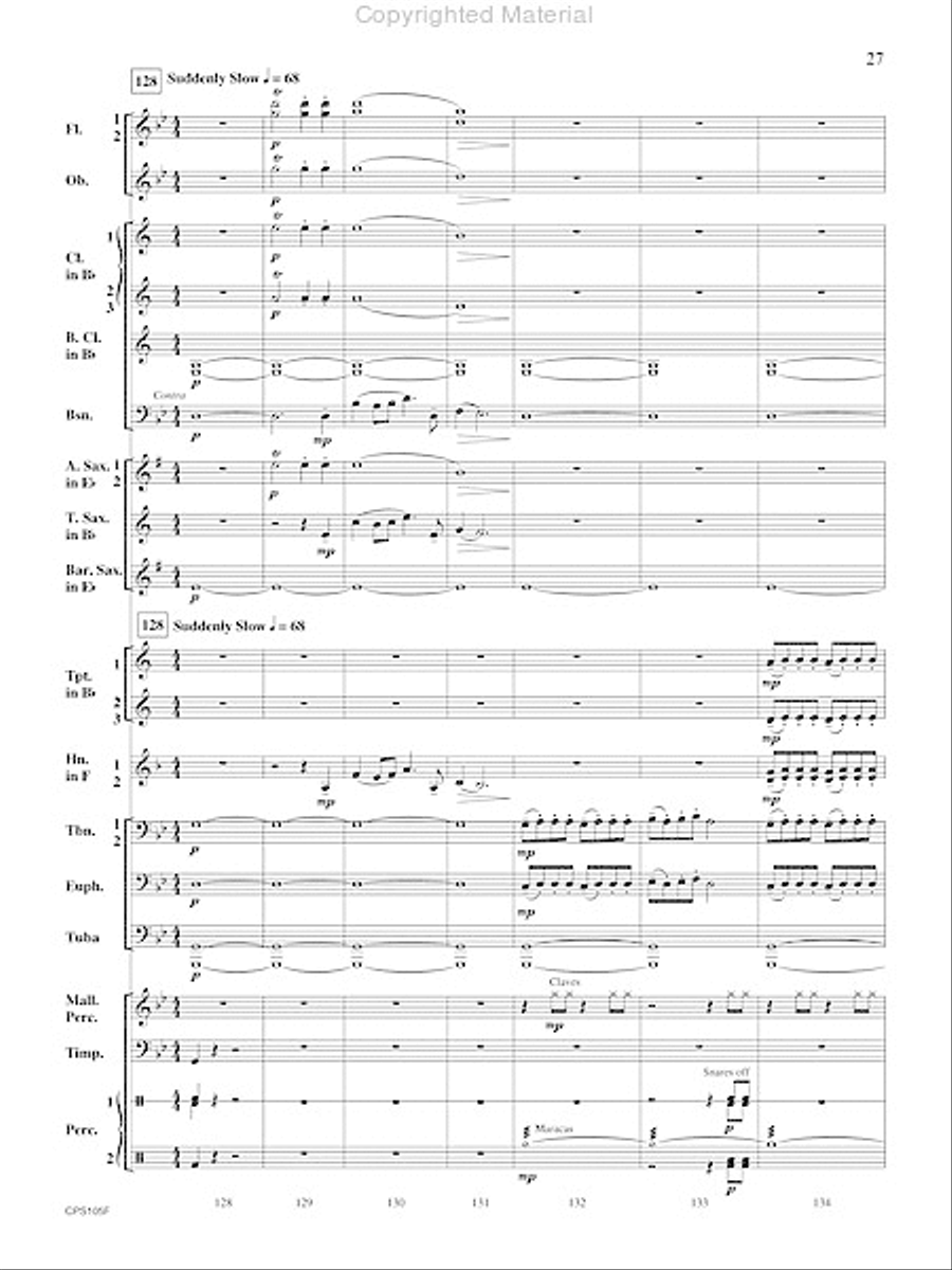 A Land Remembered A Land Remembered Concert Band scores gallery preview page 28