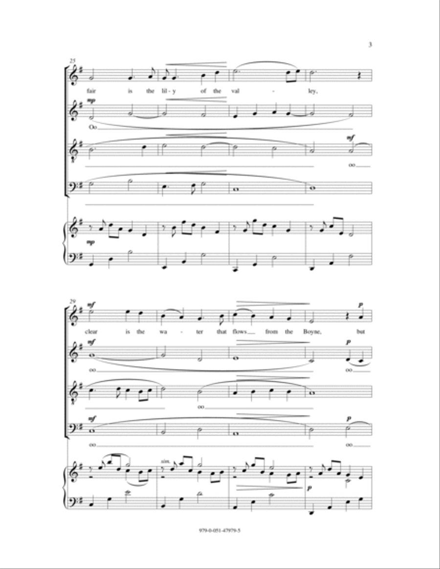 Red Is The Rose 4-Part scores gallery preview page 3