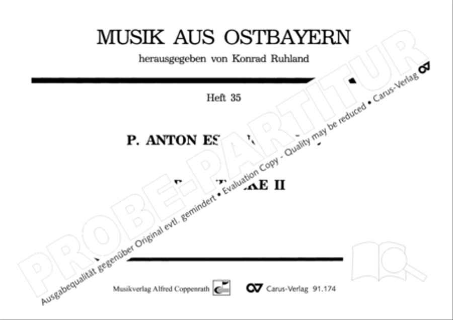 Estendorffer: Orgelwerke II (Organ Works II)