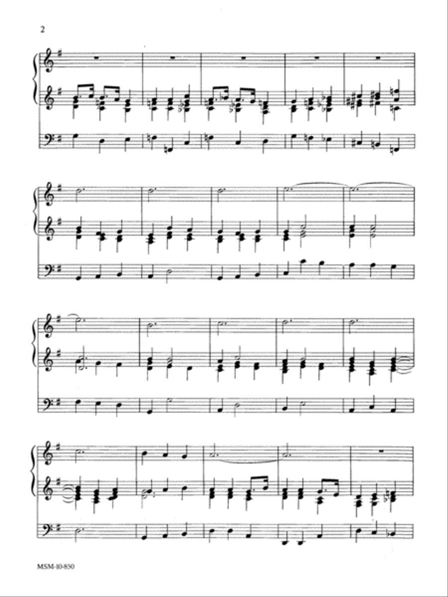 Praise to the Lord, the Almighty Organ scores gallery preview page 2