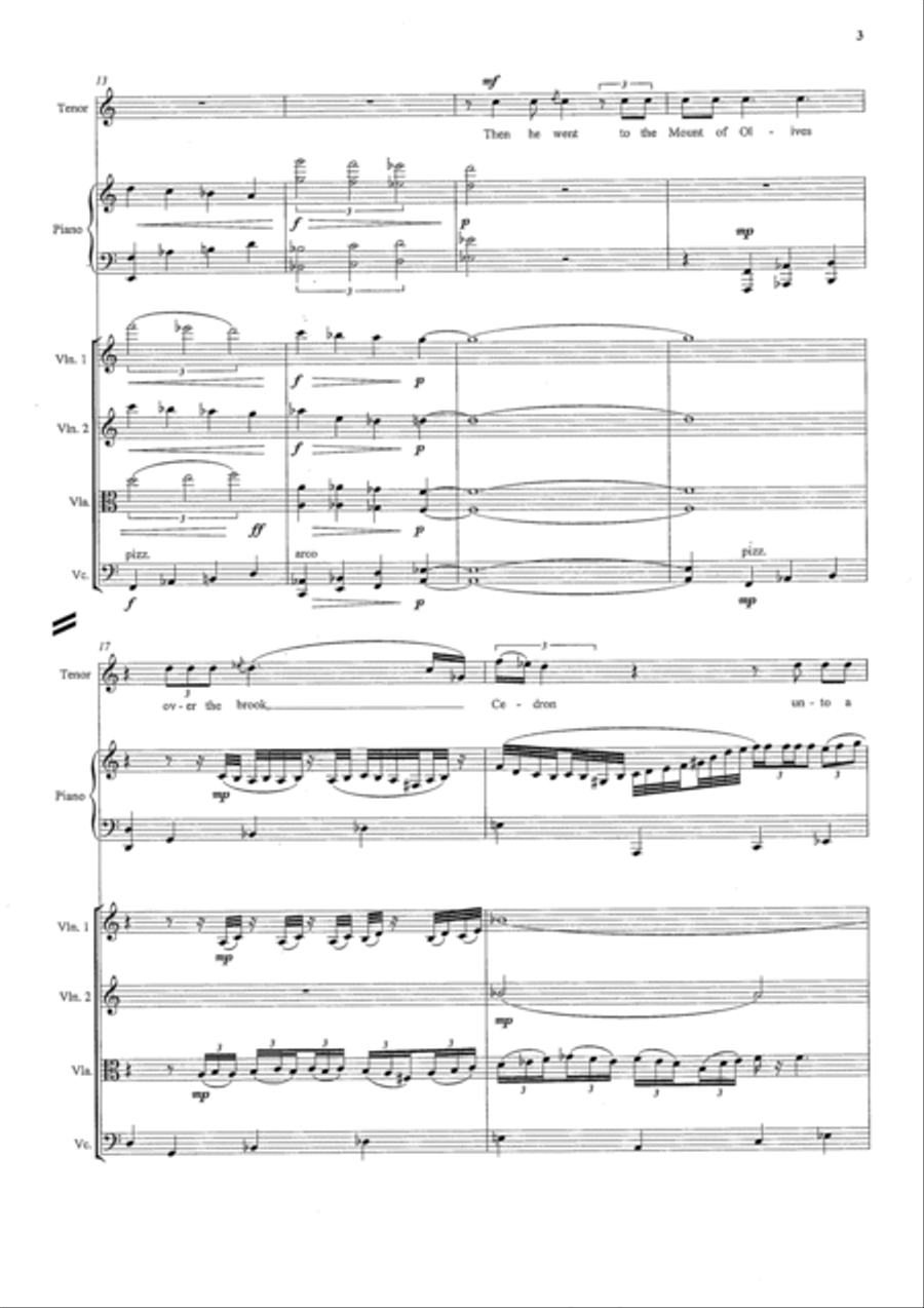 Gethsemane Cello scores gallery preview page 3