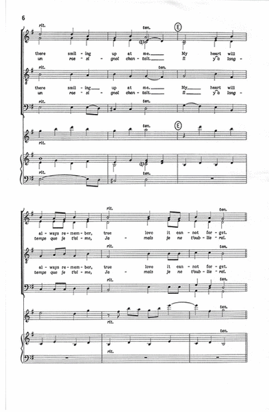 The Fountain (A la claire fontaine) (Vocal Score)