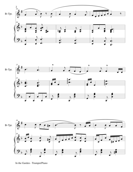 3 INSPIRATIONAL HYMNS, SET II (Duets for Bb Trumpet & Piano) image number null