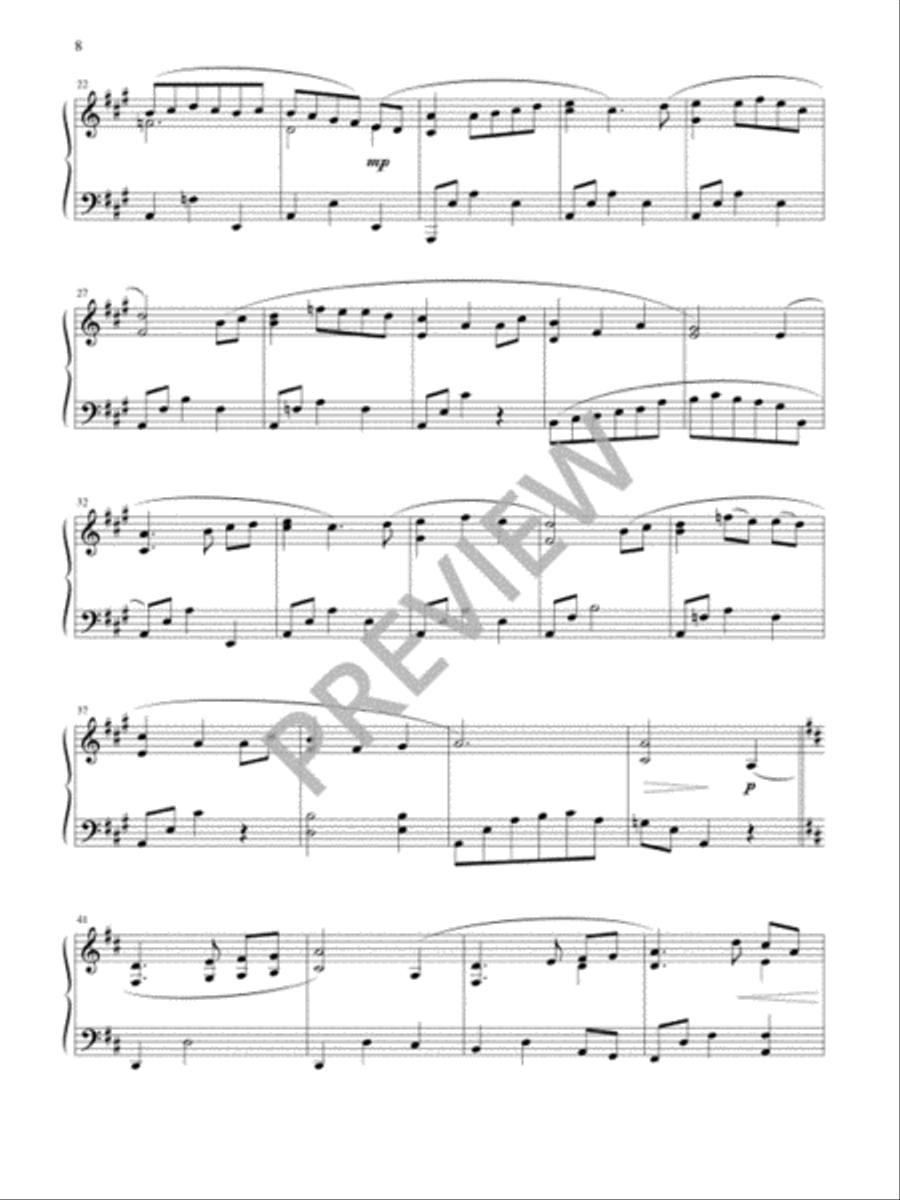 Christmas Medleys at the Piano Piano Solo scores gallery preview page 10