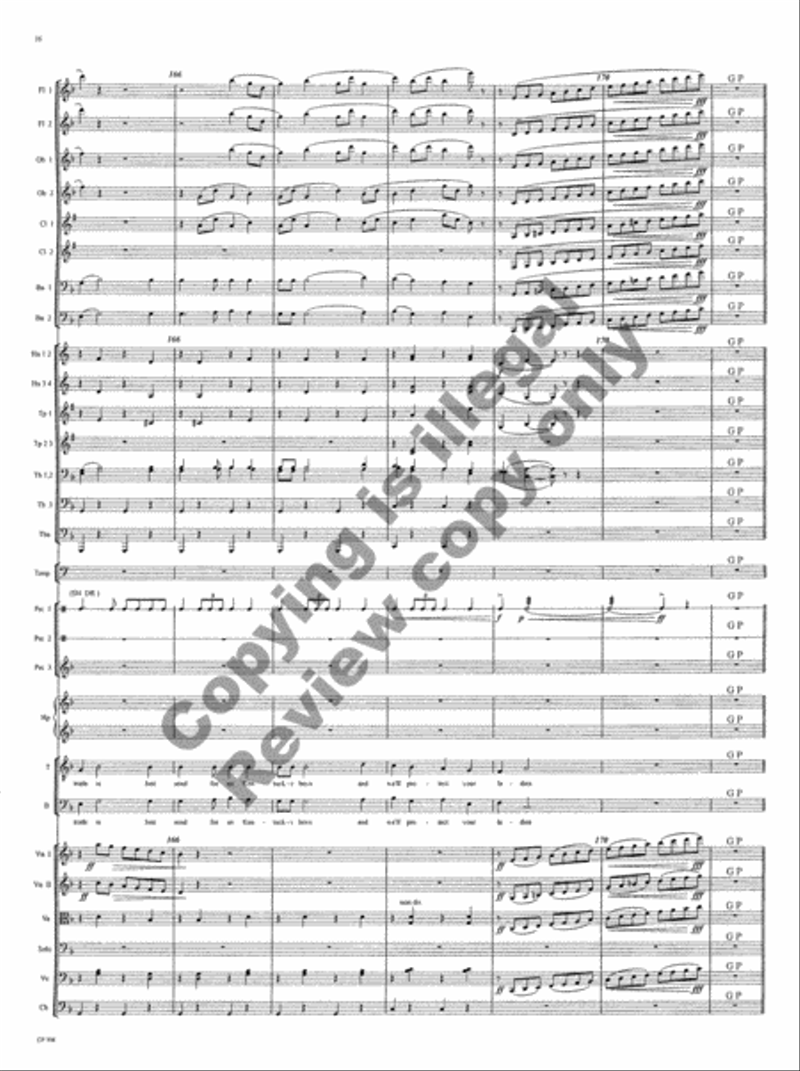 American Folk Song Suite (Orchestra Score) Choir scores gallery preview page 19