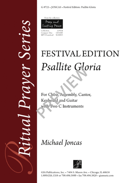 Psallite Gloria - Festival edition image number null