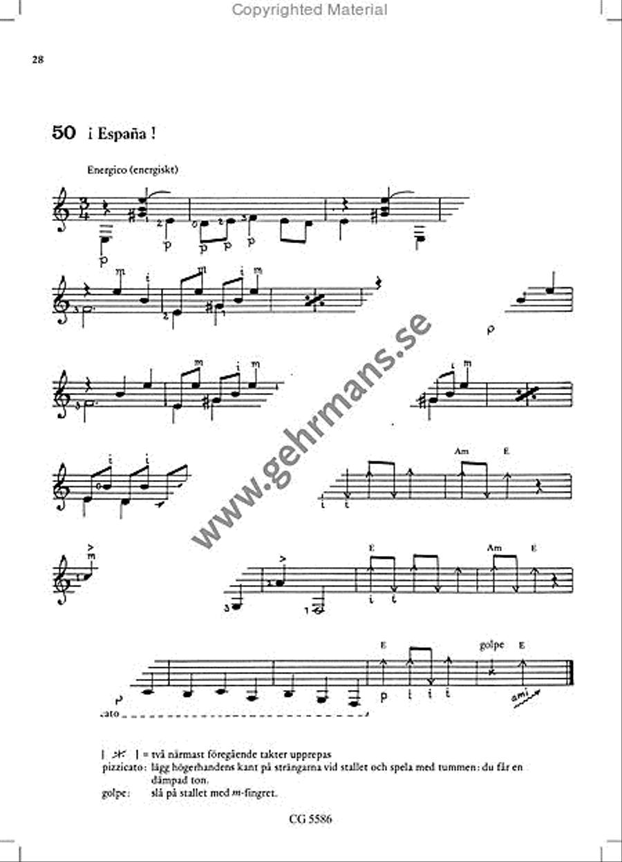 Lar dig spela gitarr 2 Guitar scores gallery preview page 10