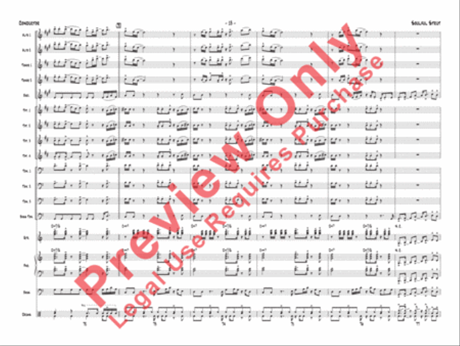 Soulful Strut Jazz Ensemble scores gallery preview page 14