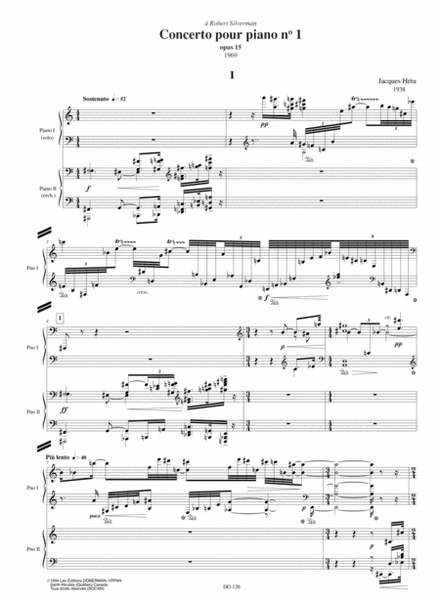 Concerto for piano op. 15 (2 pnos red)