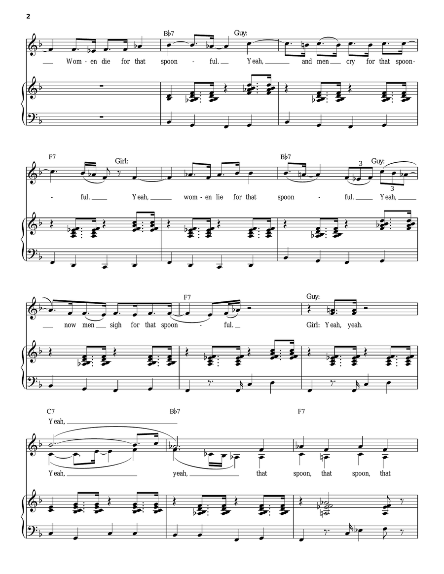 Spoonful Voice scores gallery preview page 2