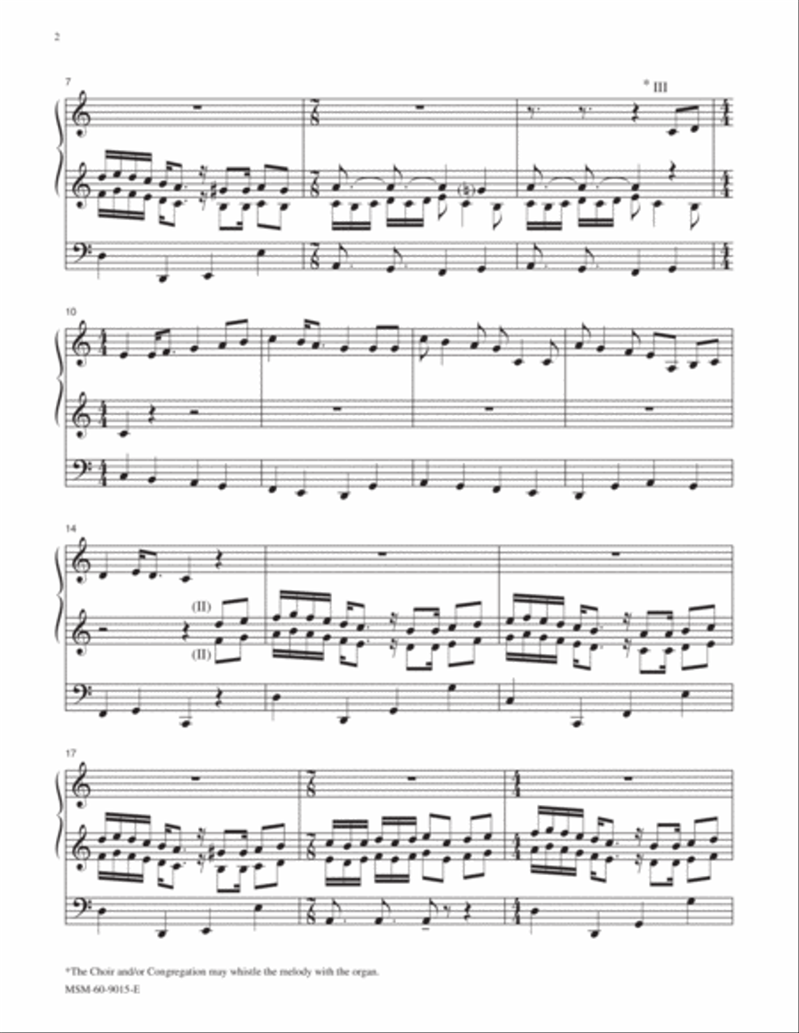 Have No Fear, Little Flock (Downloadable Full Score and Instrumental Parts) Choir scores gallery preview page 2