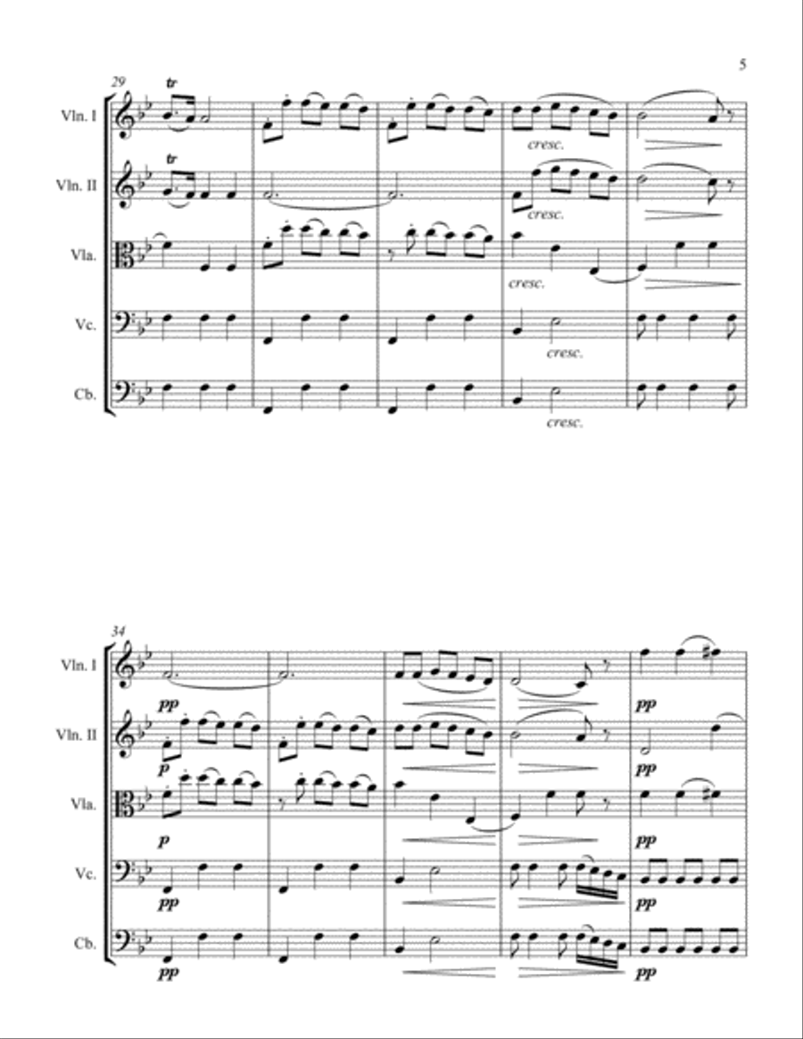 Minuetto Minuetto String Orchestra scores gallery preview page 5