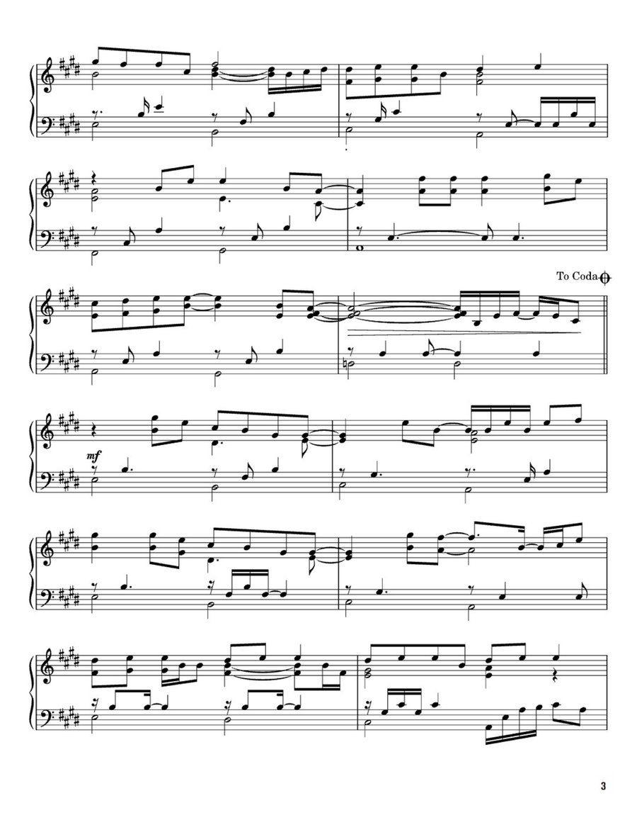 Take A Bow Easy Piano scores gallery preview page 3