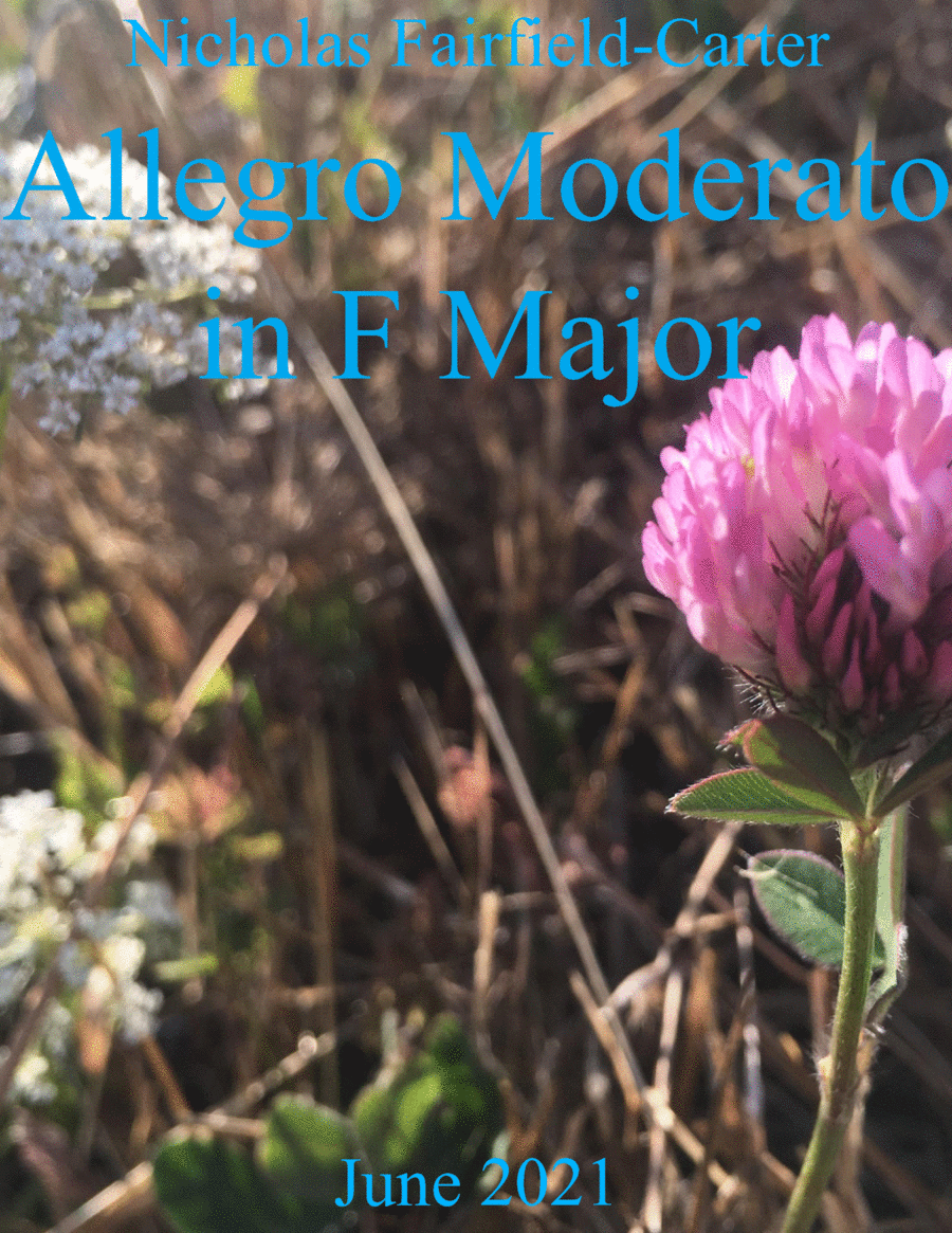 Allegro Moderato in F Major Large Ensemble scores gallery preview page 1