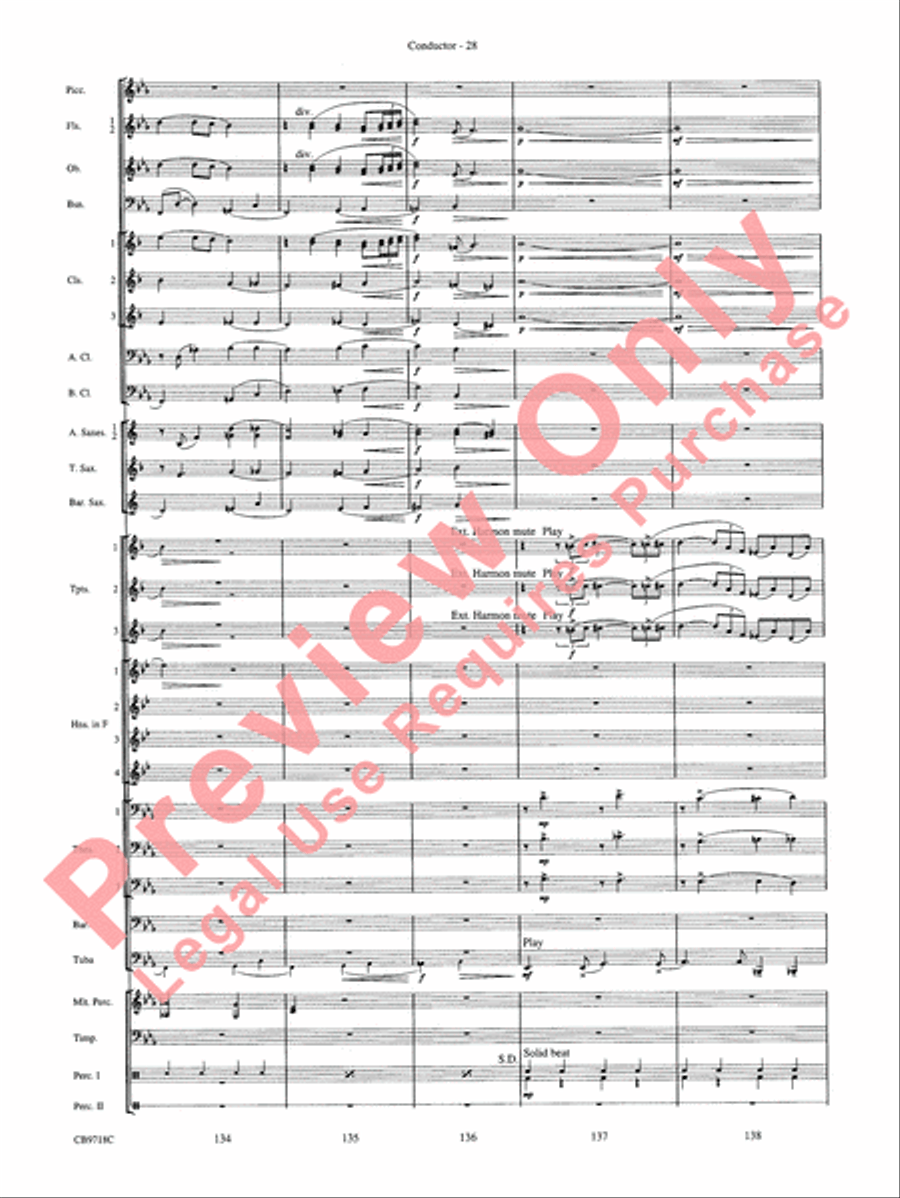 Gershwin! (Medley) Gershwin! (Medley) Concert Band scores gallery preview page 31